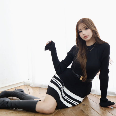 Bicolor rich dress